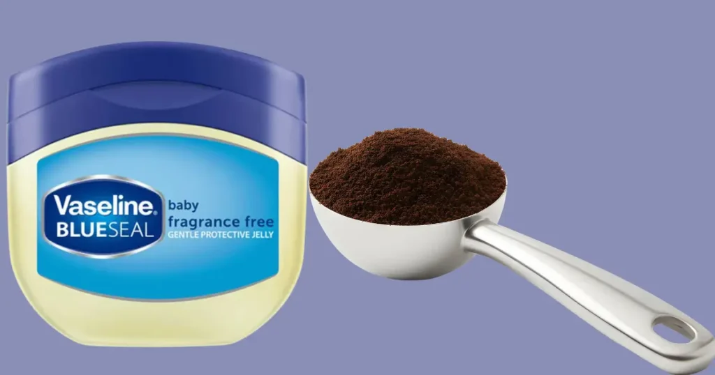 exfoliante de café y vaselina